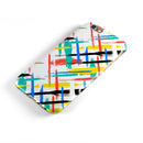 Intersecting Vector Bright Strokes iPhone 6/6s or 6/6s Plus 2-Piece Hybrid INK-Fuzed Case