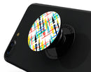 Intersecting Vector Bright Strokes - Skin Kit for PopSockets and other Smartphone Extendable Grips & Stands