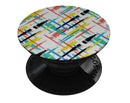 Intersecting Vector Bright Strokes - Skin Kit for PopSockets and other Smartphone Extendable Grips & Stands