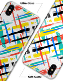 Intersecting Vector Bright Strokes - iPhone X Clipit Case