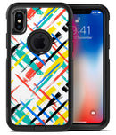 Intersecting Vector Bright Strokes - iPhone X OtterBox Case & Skin Kits