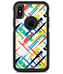 Intersecting Vector Bright Strokes - iPhone X OtterBox Case & Skin Kits