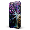 Inverted Abstract Colorful WaterColor Vivid Tree iPhone 6/6s or 6/6s Plus 2-Piece Hybrid INK-Fuzed Case