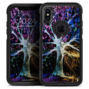 Inverted Abstract Colorful WaterColor Vivid Tree - Skin Kit for the iPhone OtterBox Cases