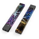 Inverted Abstract Colorful WaterColor Vivid Tree - Premium Decal Protective Skin-Wrap Sticker compatible with the Juul Labs vaping device