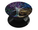 Inverted Abstract Colorful WaterColor Vivid Tree - Skin Kit for PopSockets and other Smartphone Extendable Grips & Stands