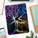 Inverted Abstract Colorful WaterColor Vivid Tree - Full Body Skin Decal for the Apple iPad Pro 12.9", 11", 10.5", 9.7", Air or Mini (All Models Available)