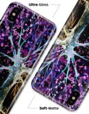 Inverted Abstract Colorful WaterColor Vivid Tree - iPhone X Clipit Case
