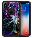 Inverted Abstract Colorful WaterColor Vivid Tree - iPhone X OtterBox Case & Skin Kits