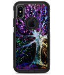 Inverted Abstract Colorful WaterColor Vivid Tree - iPhone X OtterBox Case & Skin Kits