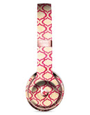Inverted Pink and White Ovals Pattern Full-Body Skin Kit for the Beats by Dre Solo 3 Wireless Headphones