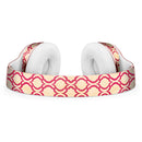 Inverted Pink and White Ovals Pattern Full-Body Skin Kit for the Beats by Dre Solo 3 Wireless Headphones