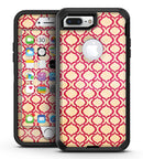 Inverted Pink and White Ovals Pattern - iPhone 7 Plus/8 Plus OtterBox Case & Skin Kits
