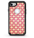 Inverted Pink and White Ovals Pattern - iPhone 7 or 8 OtterBox Case & Skin Kits