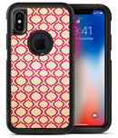 Inverted Pink and White Ovals Pattern - iPhone X OtterBox Case & Skin Kits