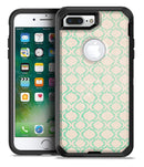 Inverted Teal Oval Pattern - iPhone 7 Plus/8 Plus OtterBox Case & Skin Kits