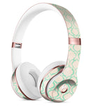 Inverted Teal Oval Pattern Full-Body Skin Kit for the Beats by Dre Solo 3 Wireless Headphones