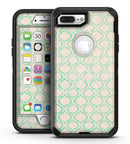 Inverted Teal Oval Pattern - iPhone 7 Plus/8 Plus OtterBox Case & Skin Kits