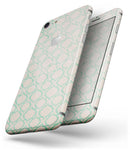 Inverted Teal Oval Pattern - Skin-kit for the iPhone 8 or 8 Plus