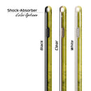 Inverted Yellow and Red Verticle Stripes iPhone 6/6s or 6/6s Plus 2-Piece Hybrid INK-Fuzed Case