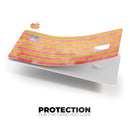 Inverted Yellow and Red Verticle Stripes - Premium Protective Decal Skin-Kit for the Apple Credit Card