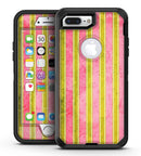Inverted Yellow and Red Verticle Stripes - iPhone 7 Plus/8 Plus OtterBox Case & Skin Kits
