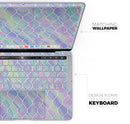 Iridescent Dahlia v4 - Skin Decal Wrap Kit Compatible with the Apple MacBook Pro, Pro with Touch Bar or Air (11", 12", 13", 15" & 16" - All Versions Available)