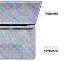 Iridescent Dahlia v9 - Skin Decal Wrap Kit Compatible with the Apple MacBook Pro, Pro with Touch Bar or Air (11", 12", 13", 15" & 16" - All Versions Available)