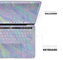 Iridescent Dahlia v1 // Skin Decal Wrap Kit Compatible with the Apple MacBook Pro, Pro with Touch Bar or Air (11, 12, 13, 15 & 16" - All Versions Available)
