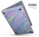 Iridescent Dahlia v1 // Skin Decal Wrap Kit Compatible with the Apple MacBook Pro, Pro with Touch Bar or Air (11, 12, 13, 15 & 16" - All Versions Available)