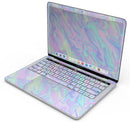 Iridescent Dahlia v1 // Skin Decal Wrap Kit Compatible with the Apple MacBook Pro, Pro with Touch Bar or Air (11, 12, 13, 15 & 16" - All Versions Available)