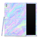 Iridescent Dahlia v1 - Full Body Skin Decal Wrap Kit for Samsung Galaxy Tablet