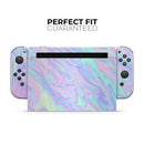 Iridescent Dahlia v1 - Vinyl Skin Wrap for Nintendo Switch 2, OLED, Lite, Pro Controller, Wii & Classic Handhelds