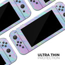 Iridescent Dahlia v1 // Skin Decal Wrap Kit for Nintendo Switch Console & Dock, Joy-Cons, Pro Controller, Lite, 3DS XL, 2DS XL, DSi, or Wii - Vinyl Skin Wrap for Nintendo Switch 2, OLED, Lite, Pro Controller, Wii & Classic Handhelds