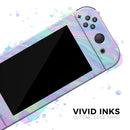 Iridescent Dahlia v1 // Skin Decal Wrap Kit for Nintendo Switch Console & Dock, Joy-Cons, Pro Controller, Lite, 3DS XL, 2DS XL, DSi, or Wii - Vinyl Skin Wrap for Nintendo Switch 2, OLED, Lite, Pro Controller, Wii & Classic Handhelds