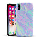Iridescent Dahlia v1 - iPhone X Swappable Hybrid Case