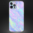 Iridescent Dahlia v1 // Full-Body Skin Decal Wrap Cover for Apple iPhone 15, 14, 13, Pro, Pro Max, Mini, XR, XS, SE (All Models)
