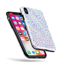 Iridescent Dahlia v2 - iPhone X Swappable Hybrid Case