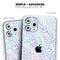 Iridescent Dahlia v2 - Skin-Kit compatible with the Apple iPhone 13, 13 Pro Max, 13 Mini, 13 Pro, iPhone 12, iPhone 11 (All iPhones Available)