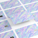 Iridescent Dahlia v3 - Premium Protective Decal Skin-Kit for the Apple Credit Card