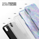 Iridescent Dahlia v3 - iPhone X Swappable Hybrid Case