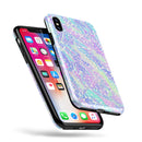 Iridescent Dahlia v3 - iPhone X Swappable Hybrid Case