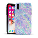 Iridescent Dahlia v3 - iPhone X Swappable Hybrid Case