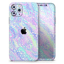 Iridescent Dahlia v3  - Protective Skin Wrap & Decal – Compatible with iPhone SE to iPhone 17 Pro Max (All Models)
