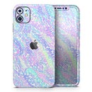Iridescent Dahlia v3  - Protective Skin Wrap & Decal – Compatible with iPhone SE to iPhone 17 Pro Max (All Models)
