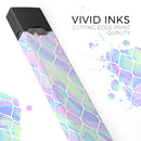 Iridescent Dahlia v4 - Premium Decal Protective Skin-Wrap Sticker compatible with the Juul Labs vaping device