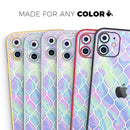 Iridescent Dahlia v4  - Protective Skin Wrap & Decal – Compatible with iPhone SE to iPhone 17 Pro Max (All Models)