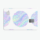 Iridescent Dahlia v5 - Premium Protective Decal Skin-Kit for the Apple Credit Card