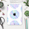 Iridescent Dahlia v5 - Full Body Skin Decal for the Apple iPad Pro 12.9", 11", 10.5", 9.7", Air or Mini (All Models Available)