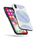 Iridescent Dahlia v5 - iPhone X Swappable Hybrid Case